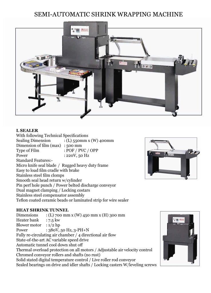 SHRINK MACHINES United Group Company